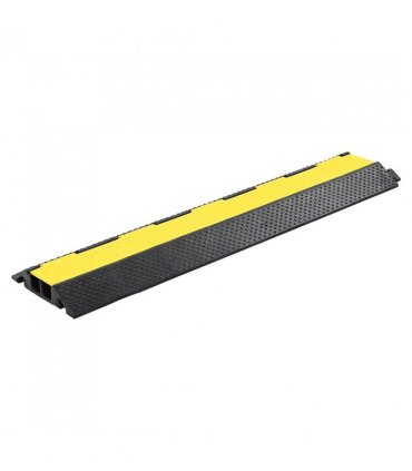 vidaXL Cable Protector Ramps 2 pcs 2 Channels Rubber 101.5 cm
