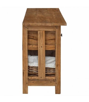 vidaXL Sideboard Solid Mahogany Wood 100x30x50 cm