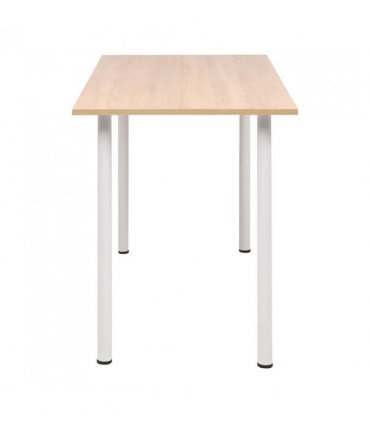 vidaXL Dining Table 120x60x73 cm Oak and White