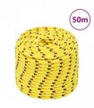vidaXL Boat Rope Yellow 14 mm 50 m Polypropylene