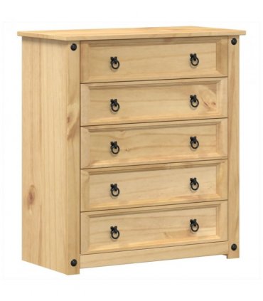 vidaXL Chest of Drawers Corona 80x40x89 cm Solid Wood Pine