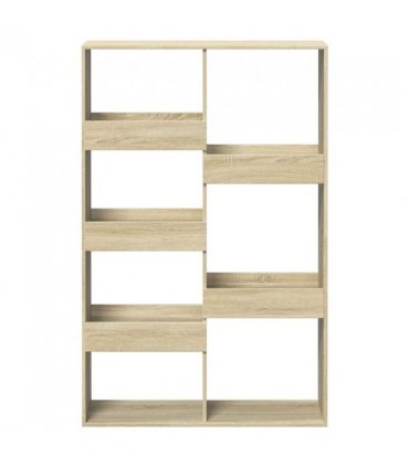 vidaXL Bookcase Sonoma Oak 100x33x155.5 cm Engineered Wood
