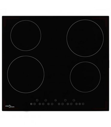 vidaXL Ceramic Hob with 4 Burners Touch Control 6000 W