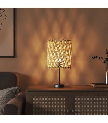 vidaXL Lamp Shade Ø23x28 cm Wicker