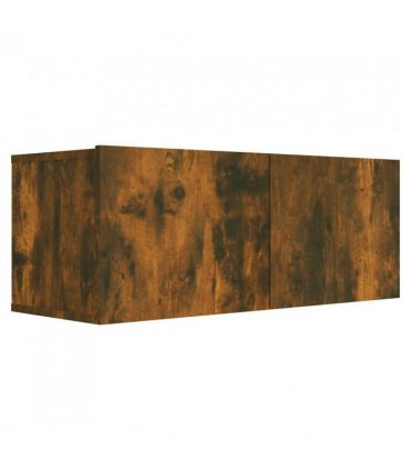 vidaXL 7 Piece TV Cabinet Set Smoked Oak Engineered Wood