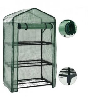 vidaXL 3-Tier Mini Greenhouse 69x49x125 cm