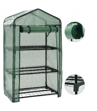 vidaXL 3-Tier Mini Greenhouse 69x49x125 cm