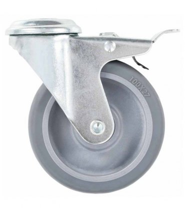 vidaXL Bolt Hole Swivel Casters 4 pcs 100 mm