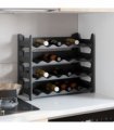vidaXL Wine Rack for 24 Bottles PP Stackable