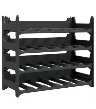 vidaXL Wine Rack for 24 Bottles PP Stackable