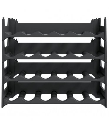 vidaXL Wine Rack for 24 Bottles PP Stackable