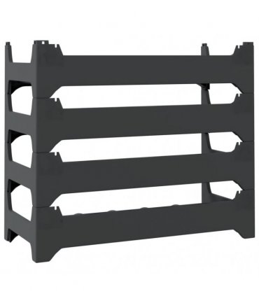 vidaXL Wine Rack for 24 Bottles PP Stackable