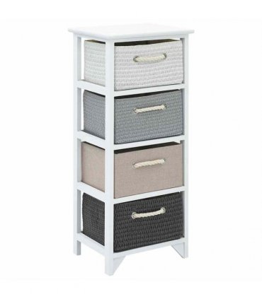 vidaXL Storage Cabinet | White, Grey, Beige, Black | Paulownia wood, MDF