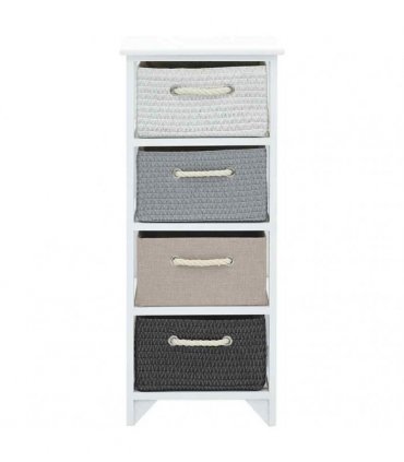 vidaXL Storage Cabinet | White, Grey, Beige, Black | Paulownia wood, MDF