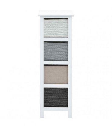 vidaXL Storage Cabinet | White, Grey, Beige, Black | Paulownia wood, MDF