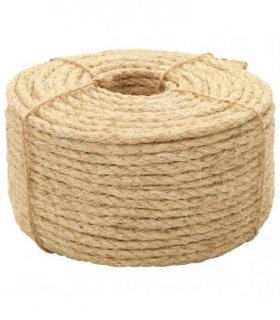 vidaXL Rope 100% Sisal 10 mm 100 m