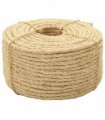 vidaXL Rope 100% Sisal 6 mm 500 m