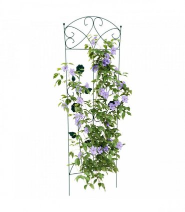 vidaXL Garden Fence 3 pcs Green 110.5 x 42.5 cm Steel