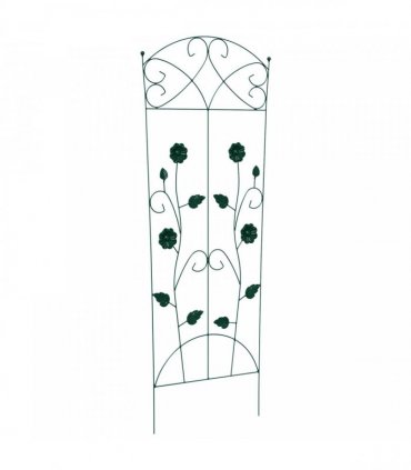 vidaXL Garden Fence 3 pcs Green 110.5 x 42.5 cm Steel