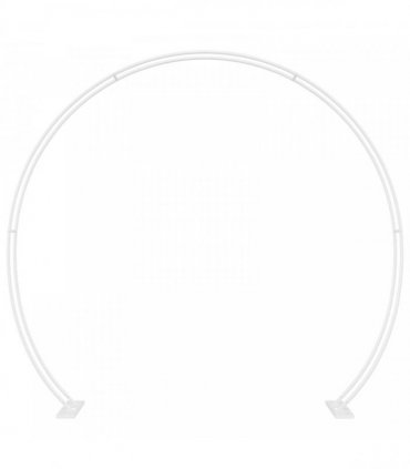 vidaXL Wedding Arch White 223 x 45 x 201 cm Steel