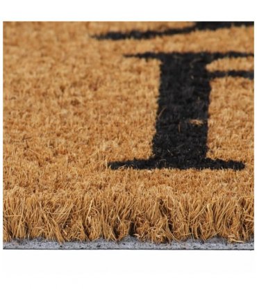 vidaXL Door Mat Natural 45x75 cm Tufted Coir
