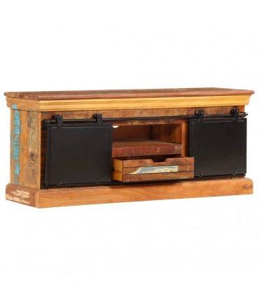vidaXL TV Cabinet 110x30x45 cm Solid Reclaimed Wood