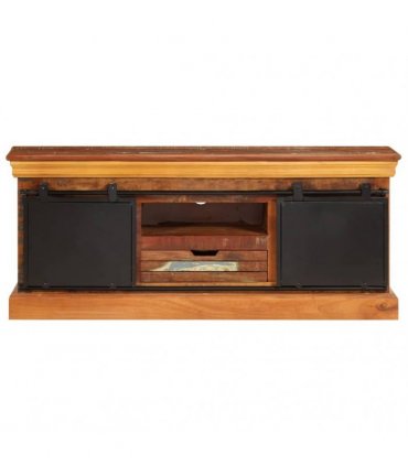 vidaXL TV Cabinet 110x30x45 cm Solid Reclaimed Wood