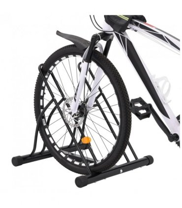 vidaXL Bicycle Stand for 2 Bikes Floor Freestanding Steel