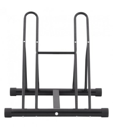 vidaXL Bicycle Stand for 2 Bikes Floor Freestanding Steel