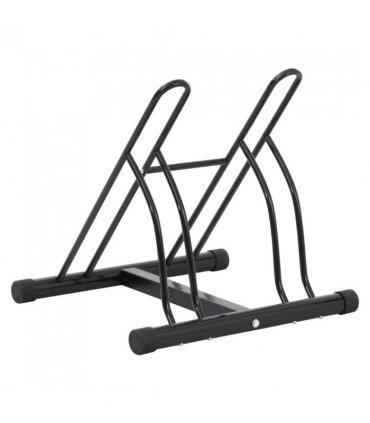 vidaXL Bicycle Stand for 2 Bikes Floor Freestanding Steel