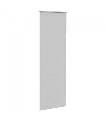 vidaXL Roller Blind Blackout Light Grey 85x210 cm Fabric Width 80.7 cm Polyester