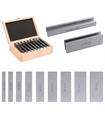vidaXL Parallel Pads 100 mm 18 pcs 10-42 mm