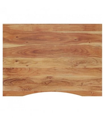 vidaXL Desk Top 100x80x2.5 cm Rectangular Solid Wood Acacia