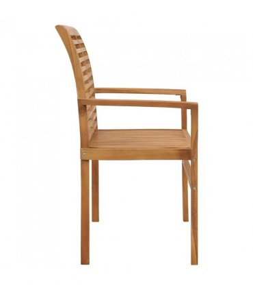 vidaXL Garden Bench | Teak Brown | Fine sanded teak hardwood | 112 cm | Durable
