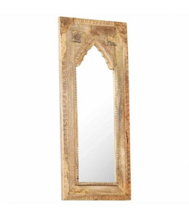 vidaXL Mirror 50x3x110 cm Solid Mango Wood