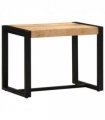 vidaXL Bench 60x35x45 cm Solid Rough Wood Mango