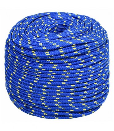 vidaXL Boat Rope Blue 10 mm 100 m Polypropylene
