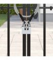 vidaXL Padlock 6 pcs Silver Steel