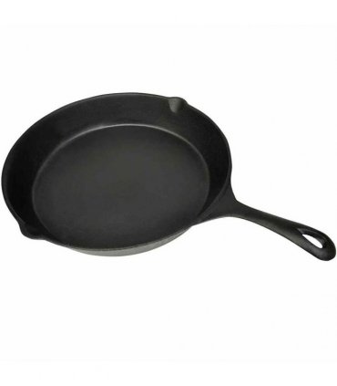 vidaXL Grill Fry Pan Cast Iron 30 cm Round