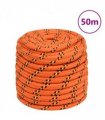 vidaXL Boat Rope Orange 16 mm 50 m Polypropylene