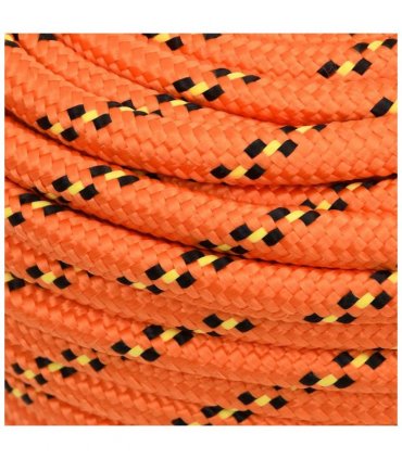 vidaXL Boat Rope Orange 16 mm 50 m Polypropylene