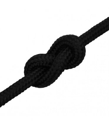 vidaXL Work Rope Black 16 mm 50 m Polyester