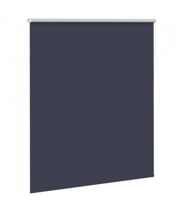 vidaXL Roller Blind Blackout Marine 130x130 cm Fabric Width 126.6 cm Polyester