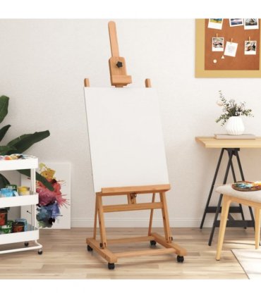 vidaXL Easel Stand 55x53.5x178 cm Solid Beech Wood