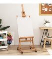 vidaXL Easel Stand 55x53.5x178 cm Solid Beech Wood