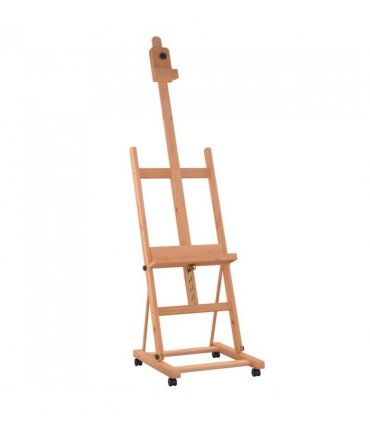 vidaXL Easel Stand 55x53.5x178 cm Solid Beech Wood