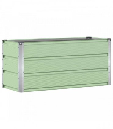 vidaXL Planter Green 100 x 40 x 45 cm Steel