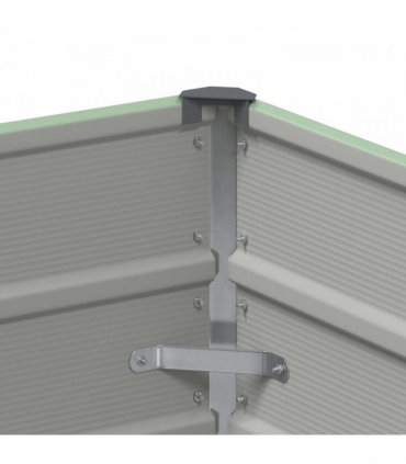 vidaXL Planter Green 100 x 40 x 45 cm Steel