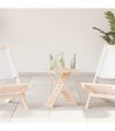 vidaXL Coffee Table Brown 33 x 33 x 40.5 cm Solid Walnut Wood