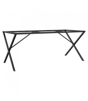 vidaXL Dining Table Legs X-Frame 160x80x73 cm Steel